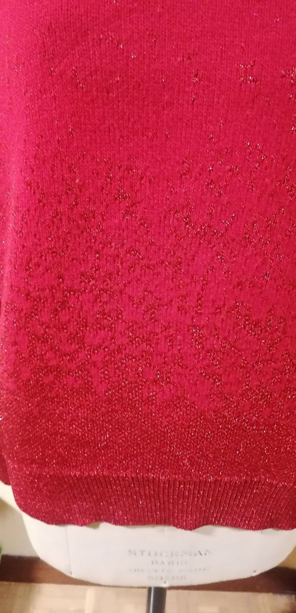 jersey rojo brillos H@m  t. L