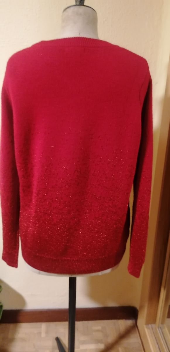 jersey rojo brillos H@m  t. L