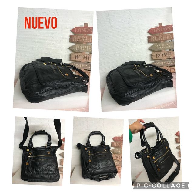 BOLSO PIEL NEGRA MARC by MARC JACOBS