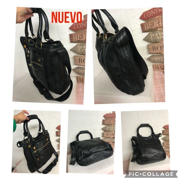 BOLSO PIEL NEGRA MARC by MARC JACOBS