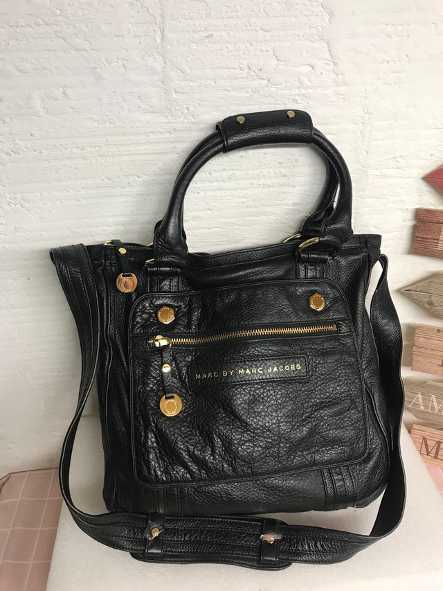 BOLSO PIEL NEGRA MARC by MARC JACOBS
