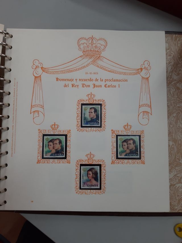 colección de sellos de España Borbones
