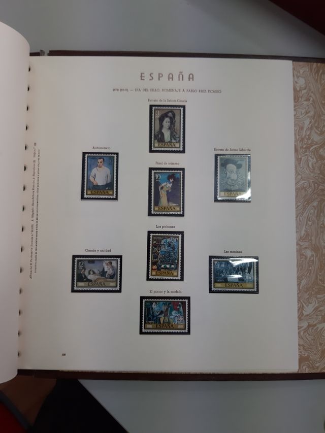 colección de sellos de España Borbones