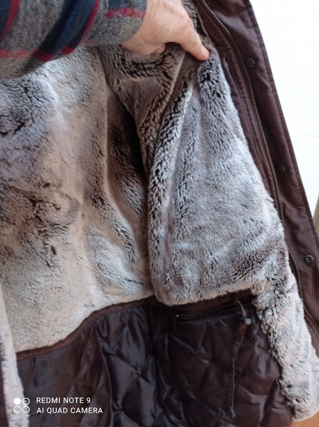 eddie Bauer parka plumón talla L