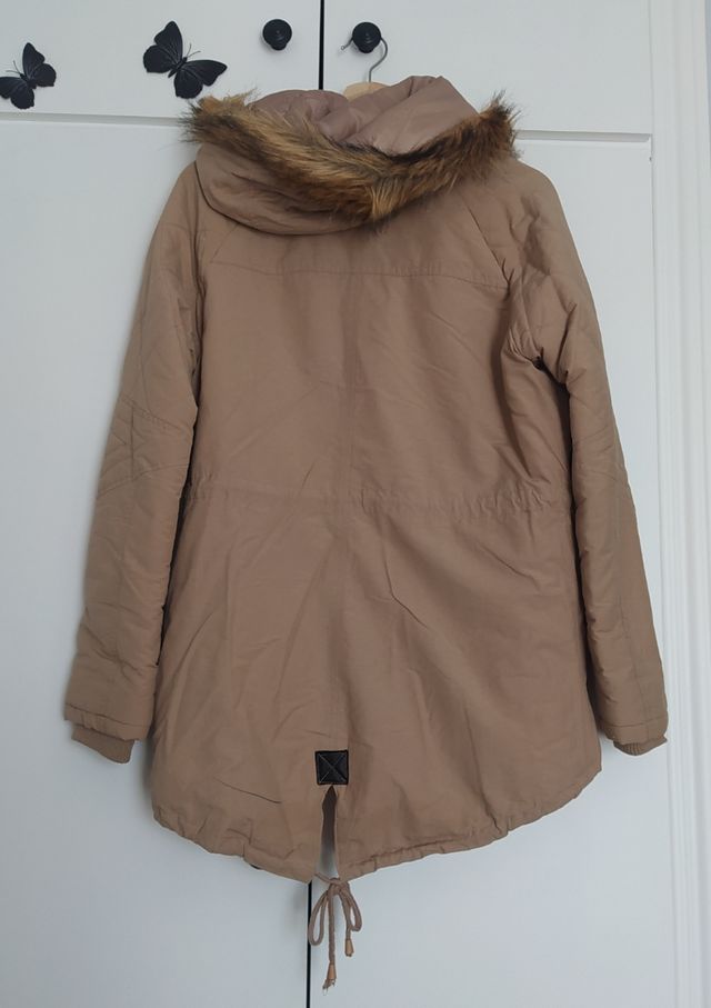 Parka marrón mujer