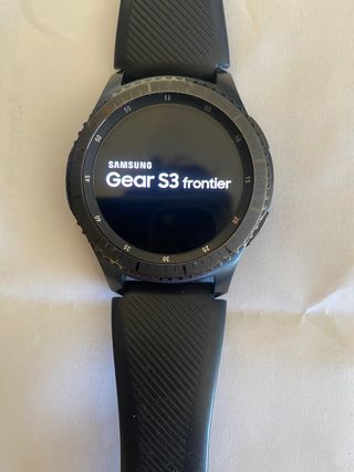 Reloj Samsung gear s3 frontier de segunda mano por 135 EUR en Navas del Rey  en WALLAPOP