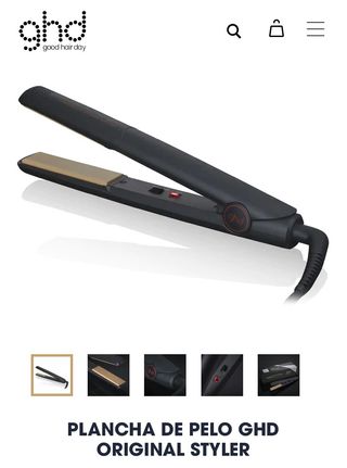 PLANCHA DE PELO GHD ORIGINAL STYLER de segunda mano por 70 EUR en Santaella  en WALLAPOP