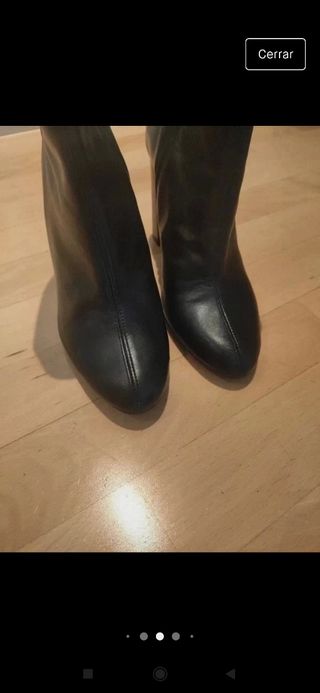 Botines negros Cortefiel de segunda mano por 20 EUR en San Martín en  WALLAPOP