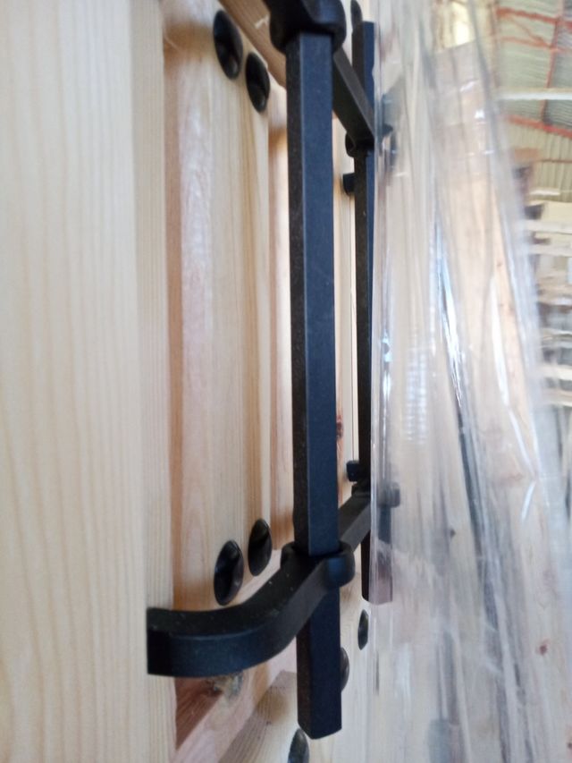 puerta de entrada,de madera maciza de pino Suecia,