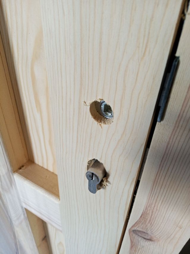 puerta de entrada,de madera maciza de pino Suecia,