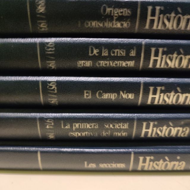 5 VOLUMEN HISTORIA DEL FC BARCELONA