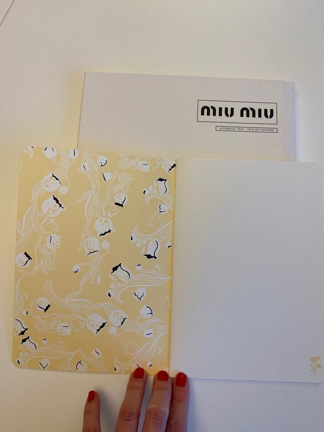 Cuaderno de Miu Miu