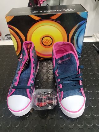 Tenis Patín Rojinegro Con Una Rueda Desmontable Niño Heelys HE100032F7C |  Bodega Aurrera en línea