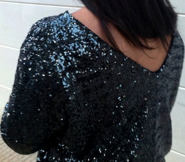 BLUSA DE LENTEJUELAS ZARA