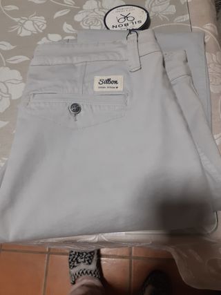 Pantalones de vestir Silbon | Pantalones traje hombre