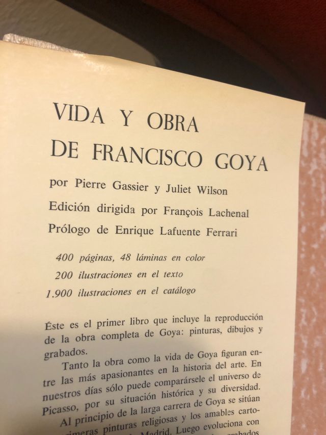 Francisco de Goya. Vida y Obra.