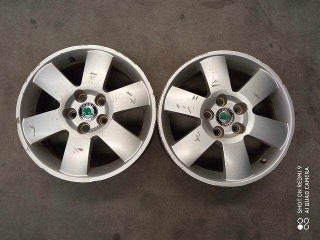 Juego llantas Skoda Fabia en 15 pulgadas