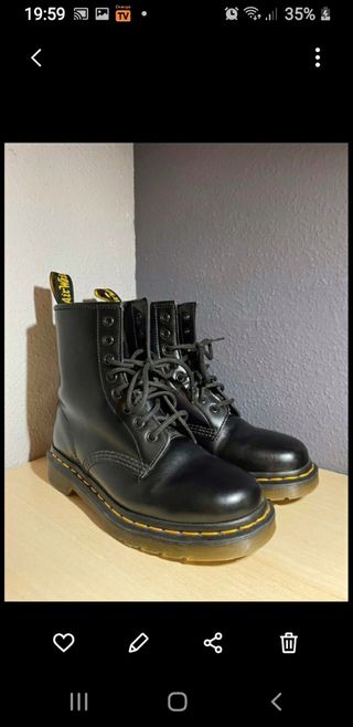 botas dr martens usadas