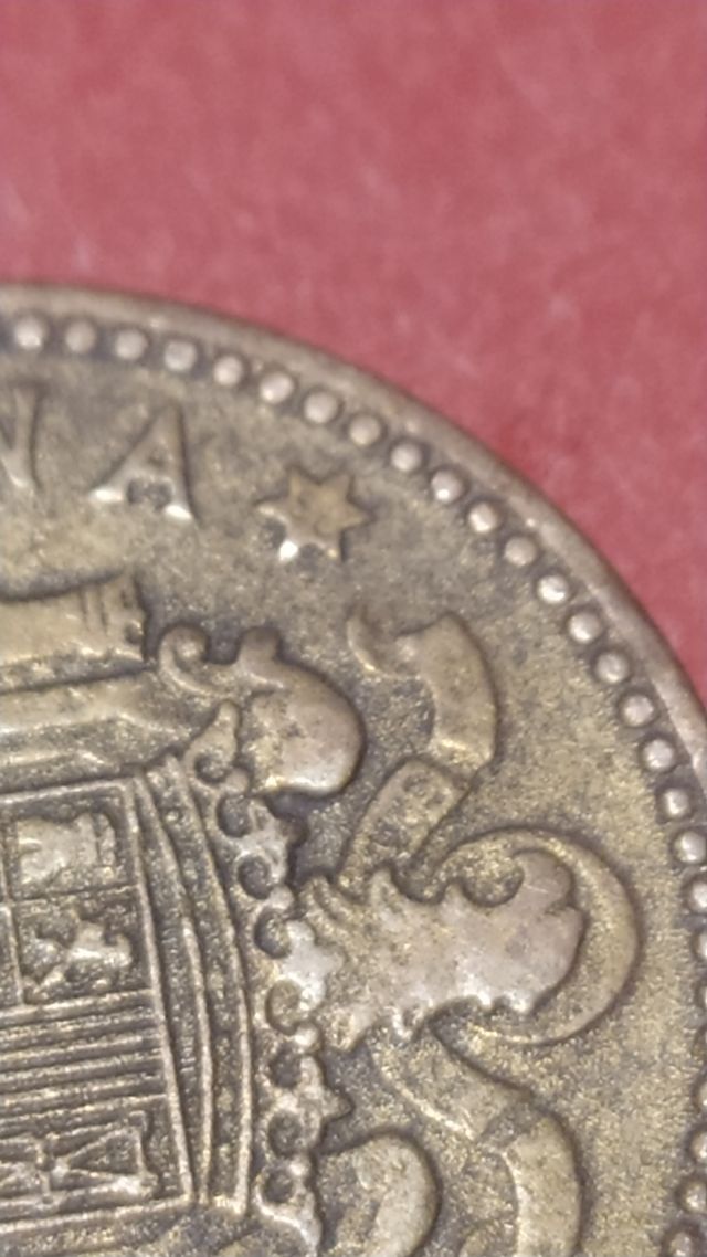 MONEDA de 1 peseta de FRANCO año 1947 E50