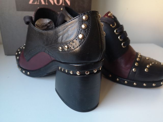 Zapatos Piel Elvio Zanon N36