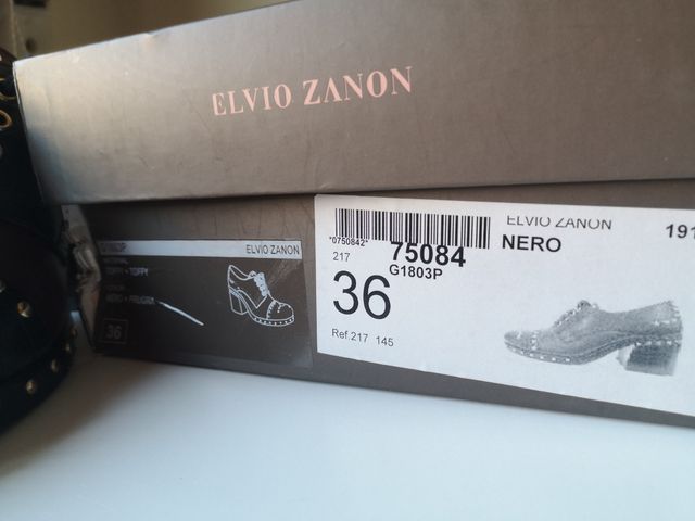 Zapatos Piel Elvio Zanon N36
