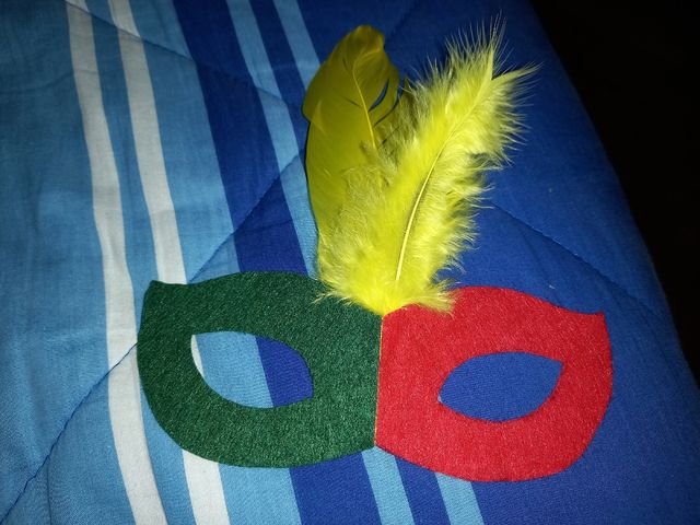 Máscaras fieltro súper héroes 