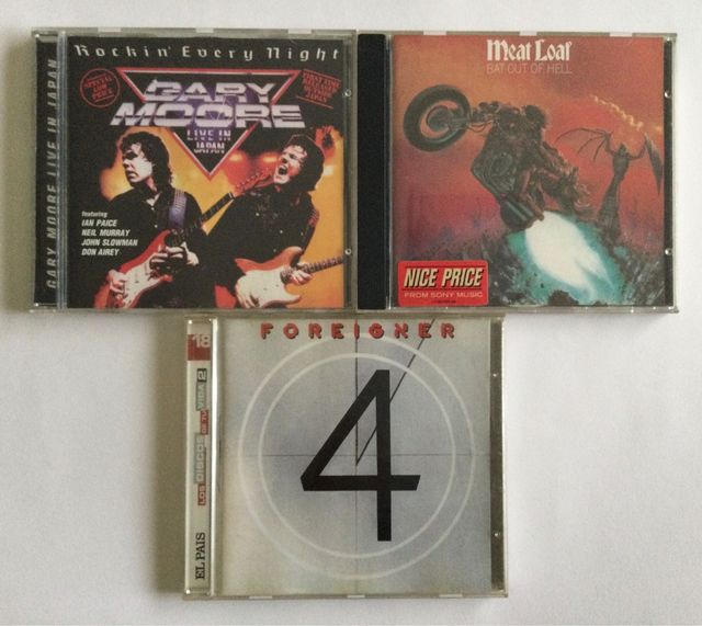 Cd's Gary Moore,Meat Loaf