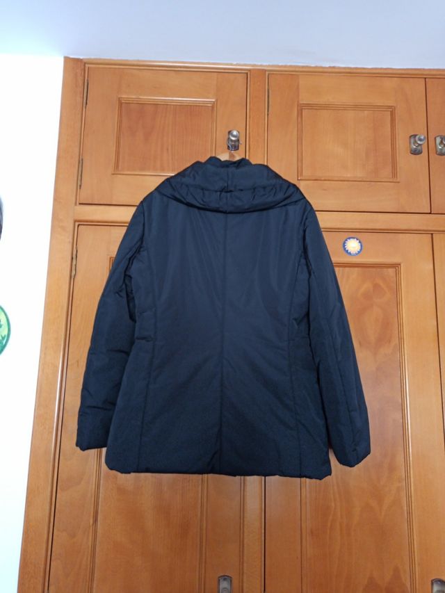 abrigo mujer talla 44 color azul marino 