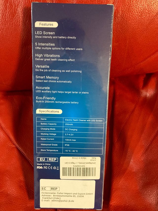 Higiene dental eléctrico PRECINTADO