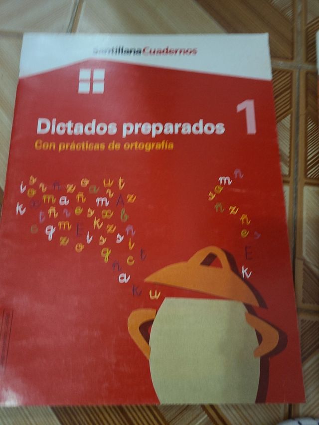ortografía 2 y 3 en pauta santillana y dictados