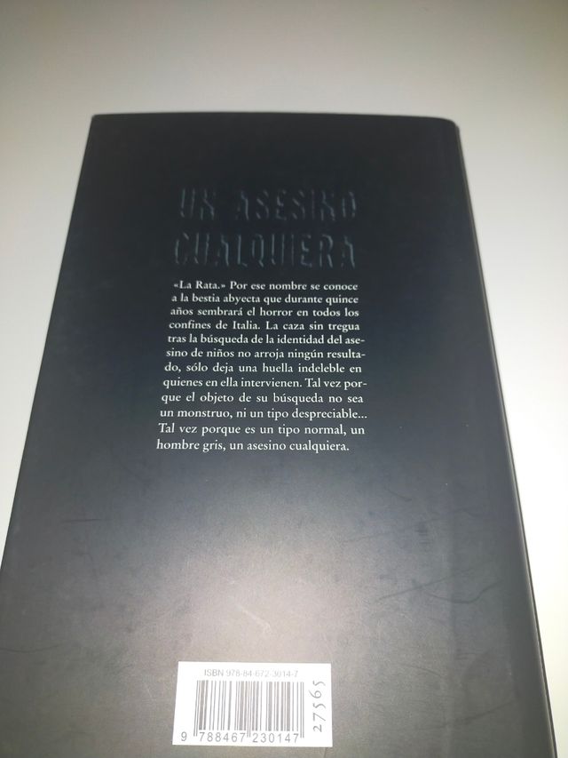 Libro un asesino cualquiera