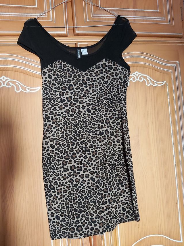 Vestido animal print
