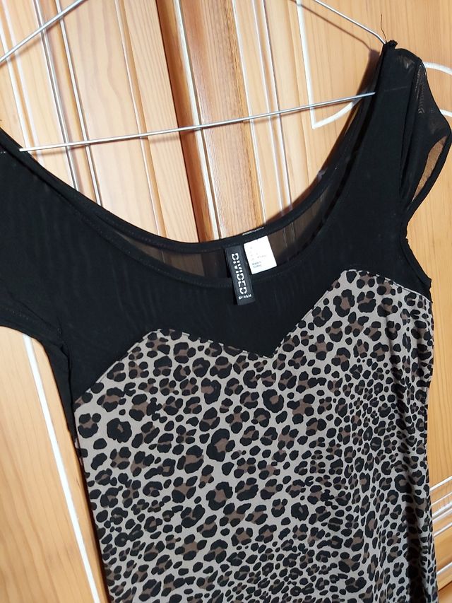 Vestido animal print
