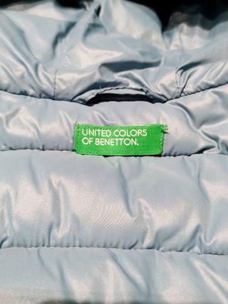 Plumífero bebé Benetton 1 año azul de segunda mano por 10 EUR en Albal en  WALLAPOP