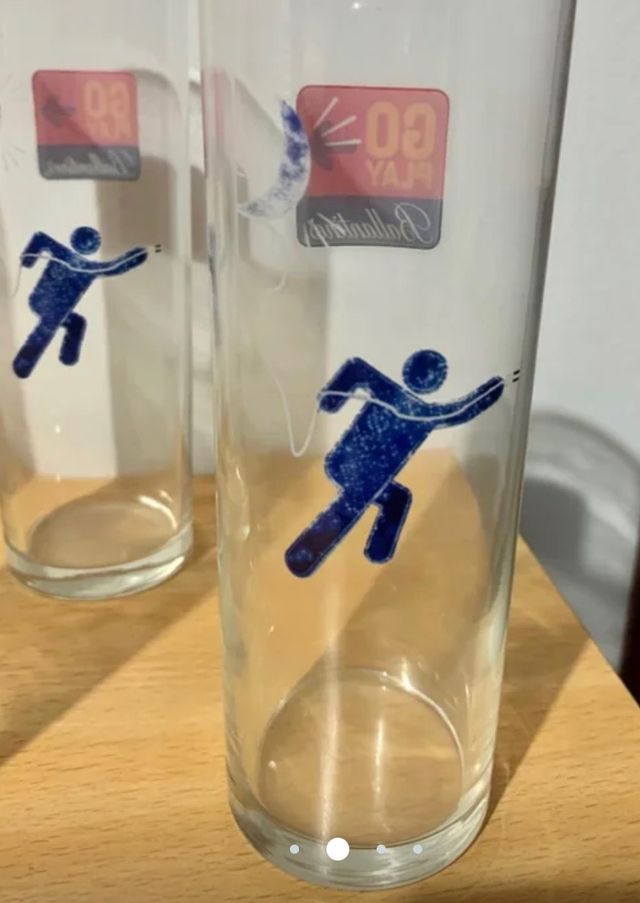 Juego vasos de tubo Ballantines