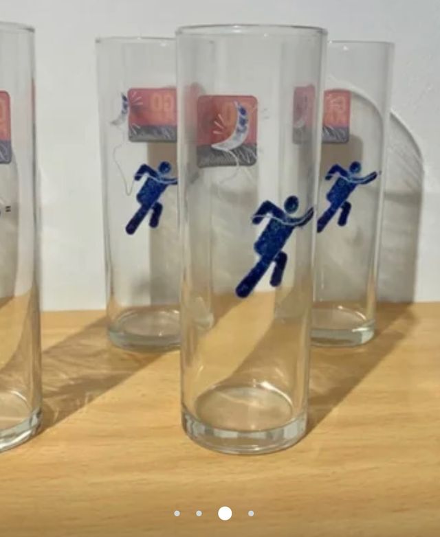 Juego vasos de tubo Ballantines