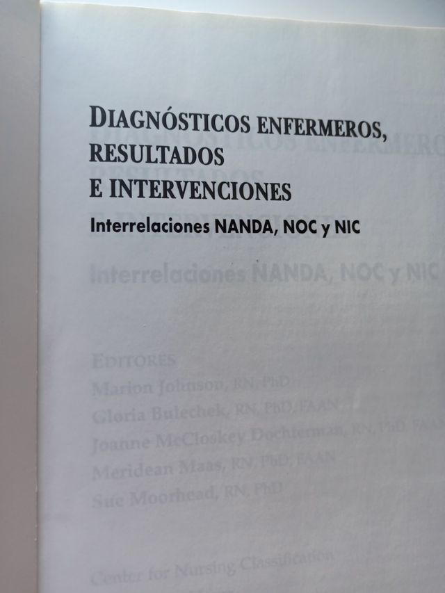 diagnósticos enfermeros resultados e intervencione