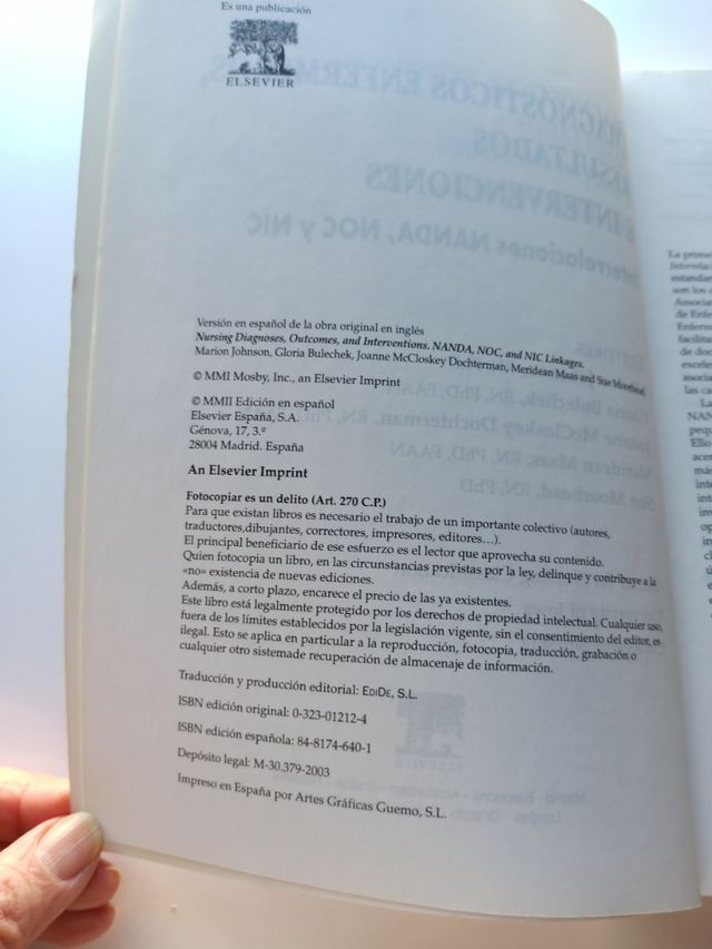 diagnósticos enfermeros resultados e intervencione