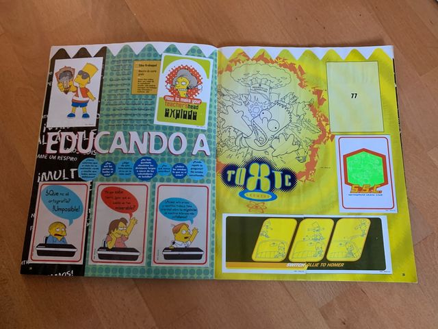 Album los simpsons la colección cromos springfield