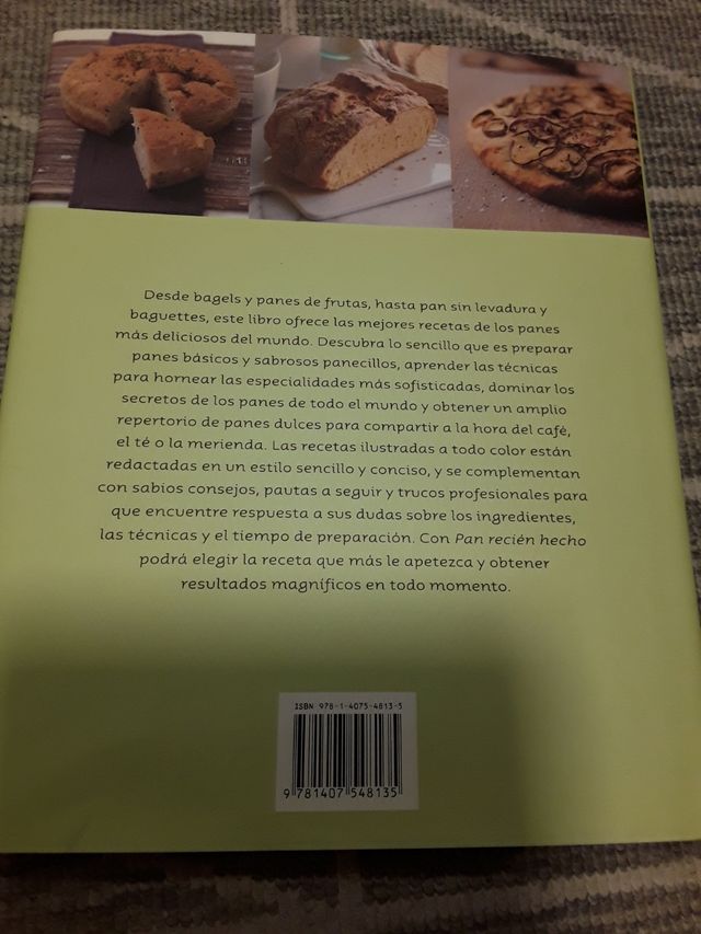 Libro " Pan recién hecho"