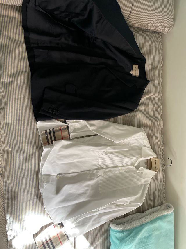 Giacca e camicia Burberry