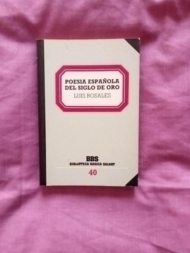Poesía española del siglo de oro