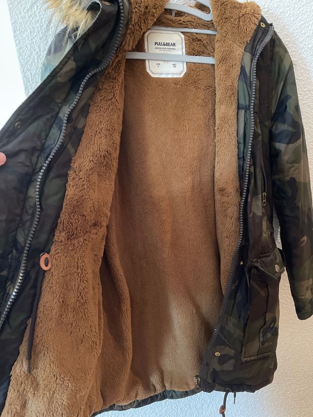 Abrigo para frío print militar