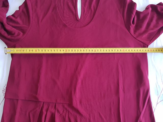 ⬇️ precio⬇️Vestido  Granate Tommy Hilfiger