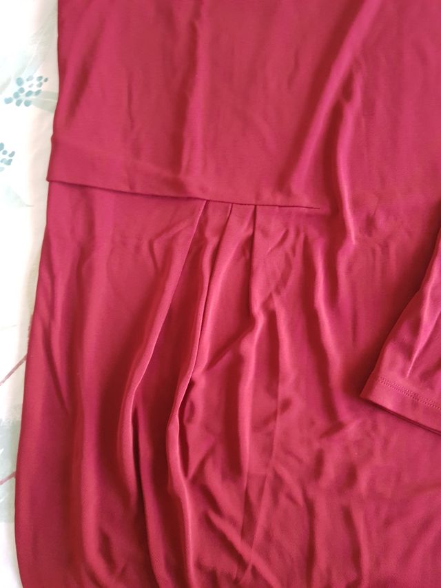 ⬇️ precio⬇️Vestido  Granate Tommy Hilfiger