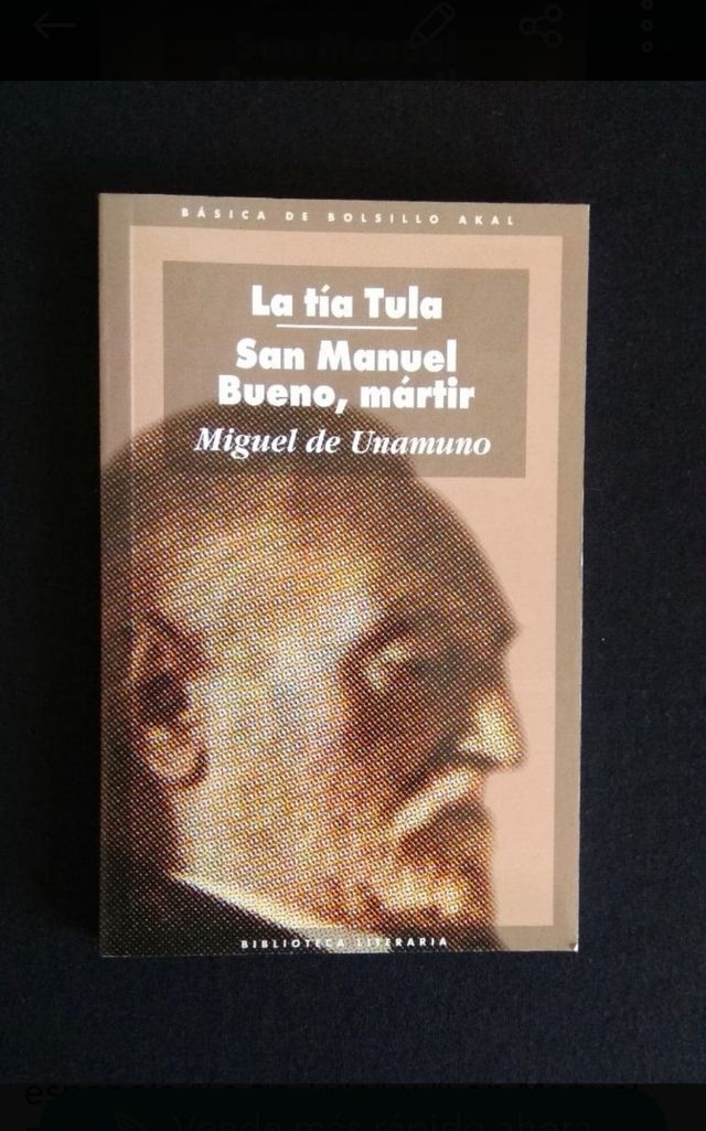 La tía Tula y San Manuel Bueno, mártir