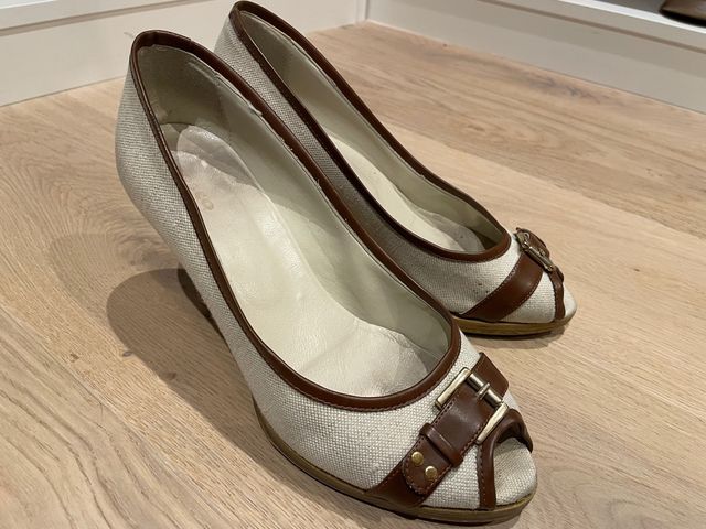 Zapatos de tacon sin puntera