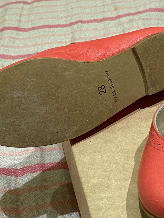 Zapato Coral Número 28