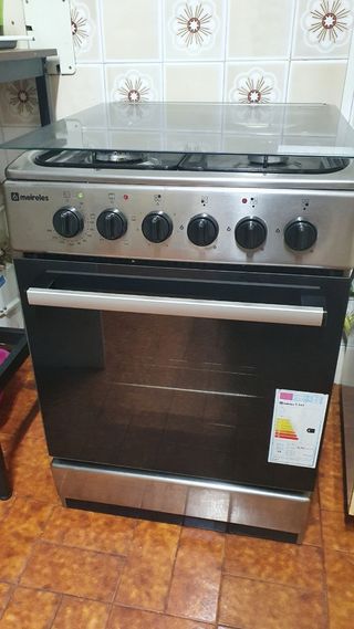 Cocina Svan SVK9562FEX 5 fuegos 90x60cm Inox Horno eléctrico multifunción  Electrodomésticos Web