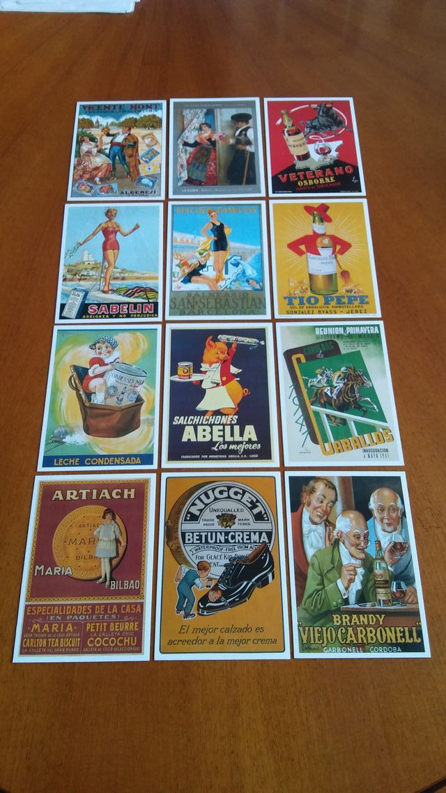 Postales publicitarias Coleccion Carlos Velasco